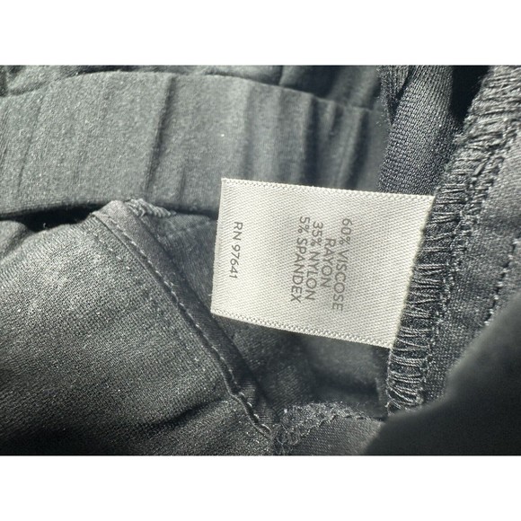 J. Jill Womens Pants Black Size Small Petite Ponte Pant Slim Leg Rayon‎ Blend - Picture 3 of 8
